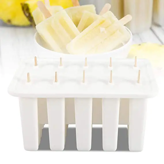 Buy Popsicle Mold, Reusable Housheold Icepop Mold Frozen with 50 Sticks ...