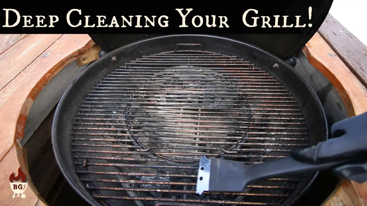 Charcoal Grill Deep Cleaning