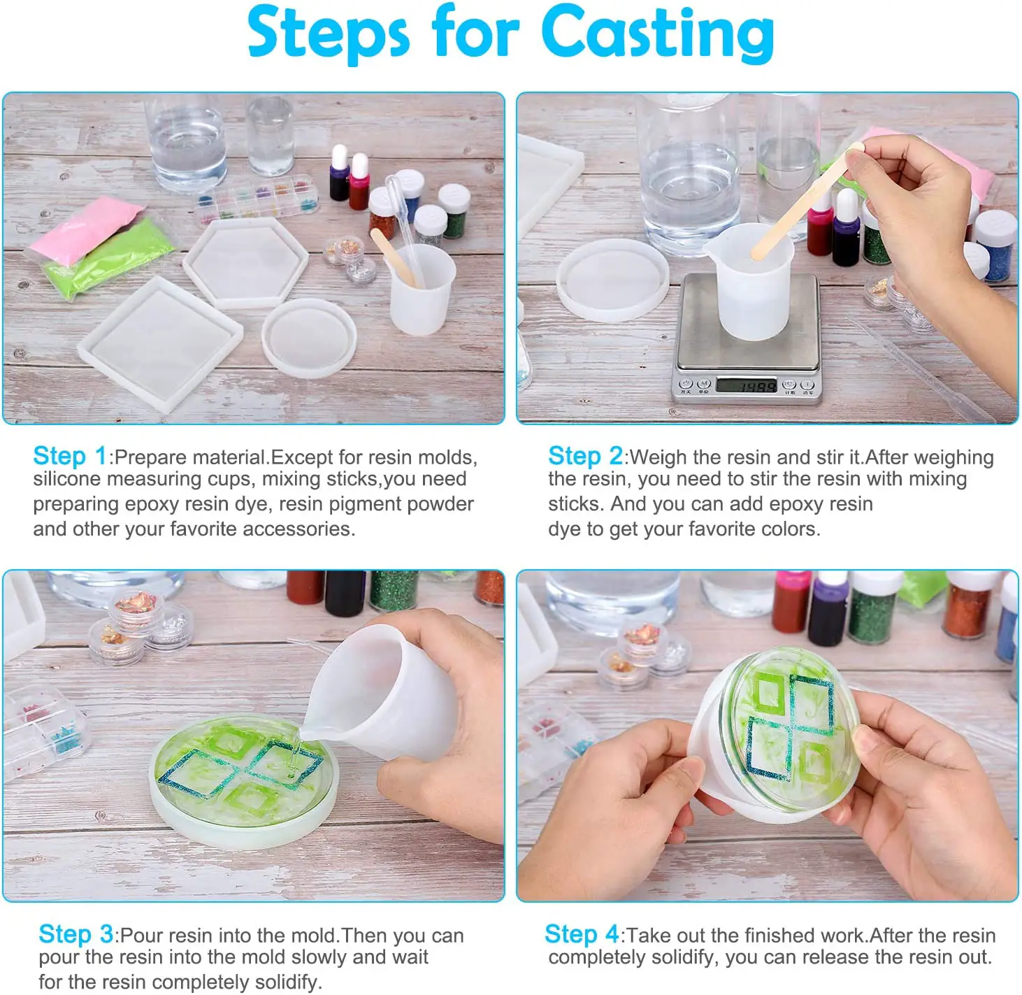 Epoxy Mold Release Diy : How To Make Silicone Molds For Resin Step By ...