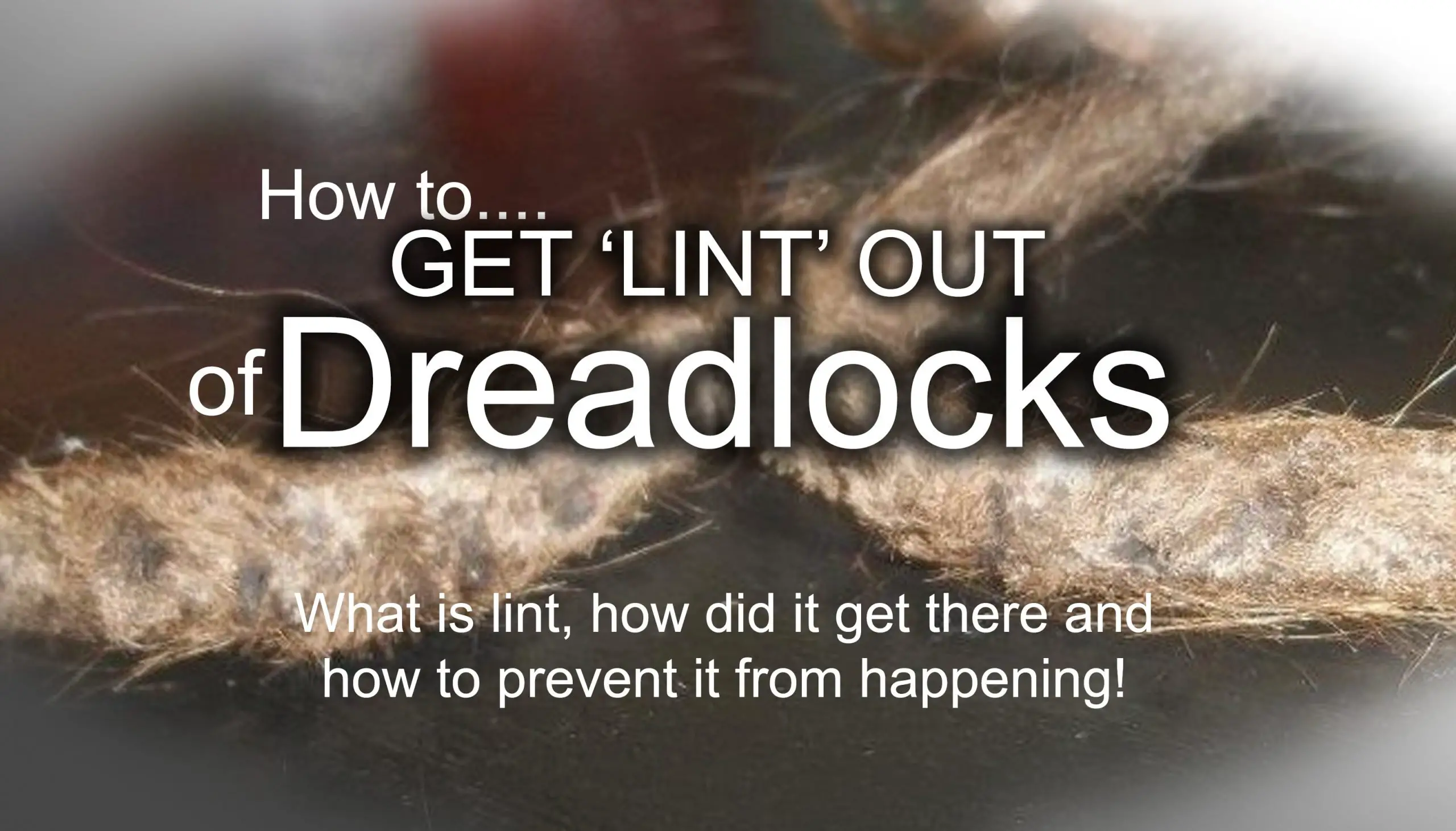 Get Lint Out Of Dreadlocks