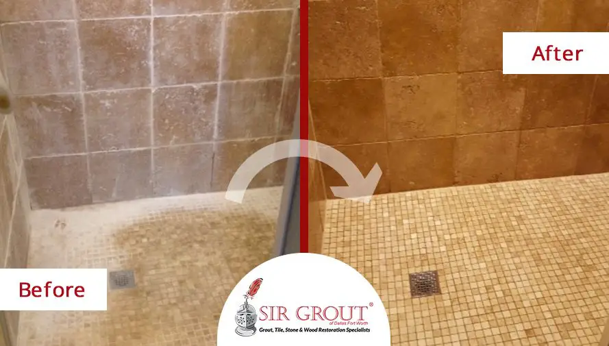 Goodbye Soap Scum! See How this Shower in Dallas TX Underwent an ...