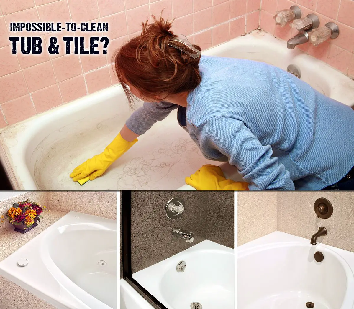 Has your bathtub &  tile become impossible to clean? Is black mold ...