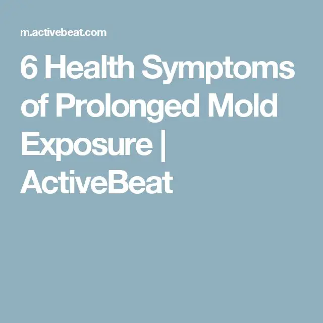 Health Symptoms of Prolonged Mold Exposure