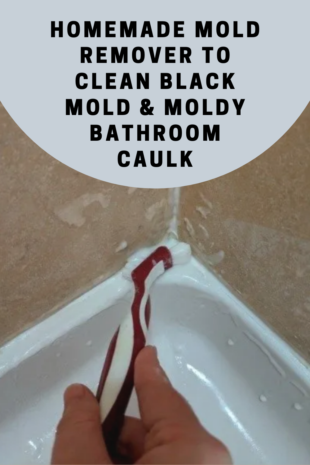 Homemade Mold Remover To Clean Black And Moldy Bathroom ...