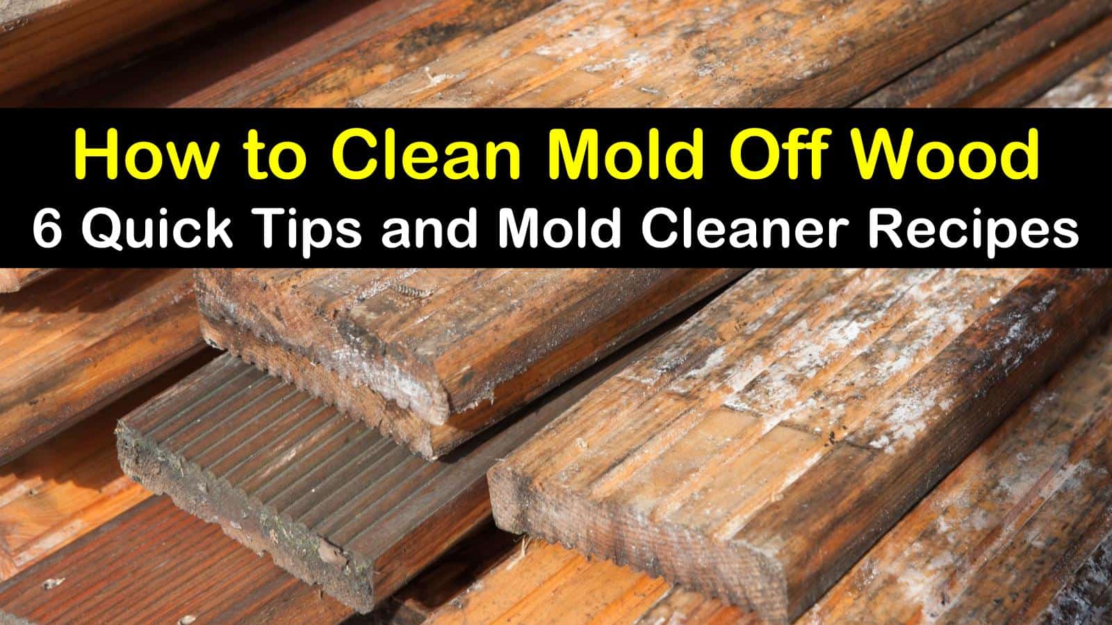 How do you treat mold on wood framing?