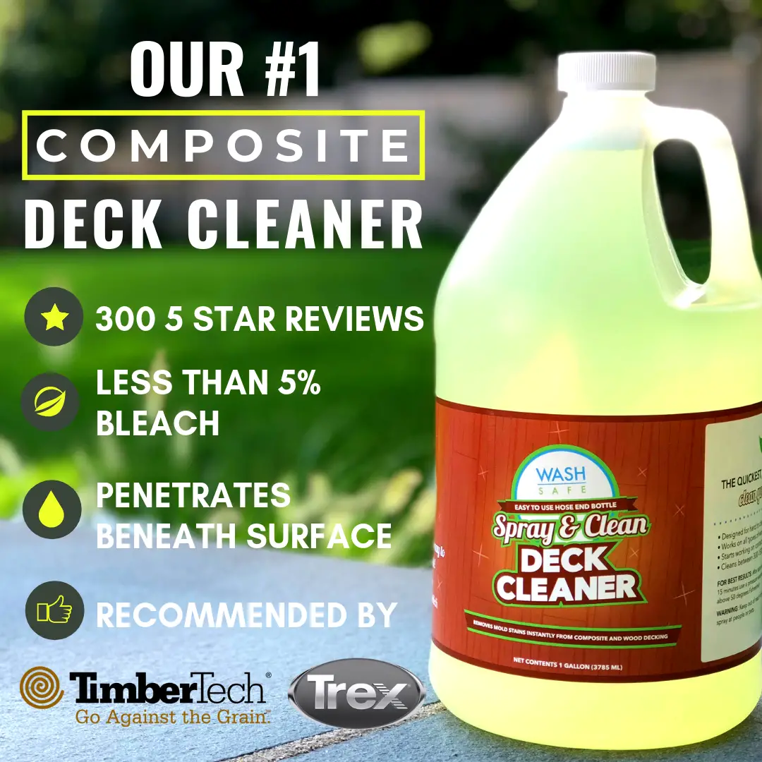 HOW TO CLEAN A TREX COMPOSITE DECK