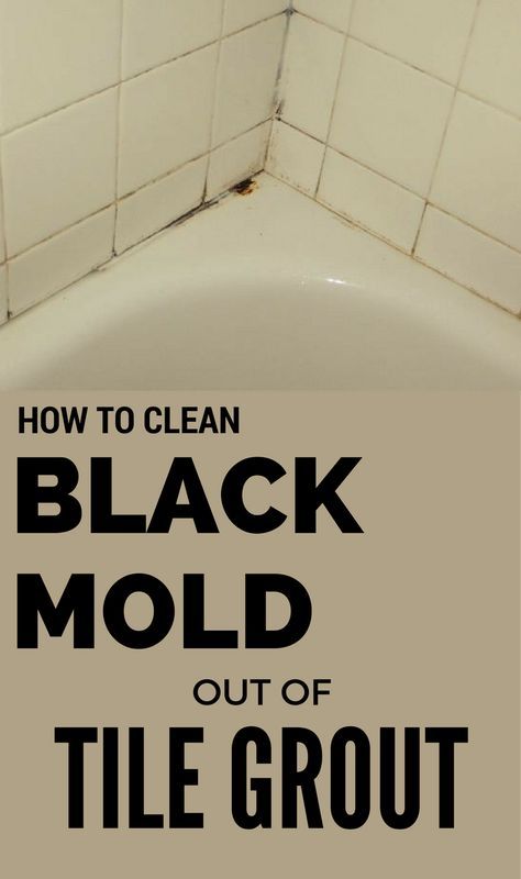 How To Clean Black Mold Out Of Tile Grout ...