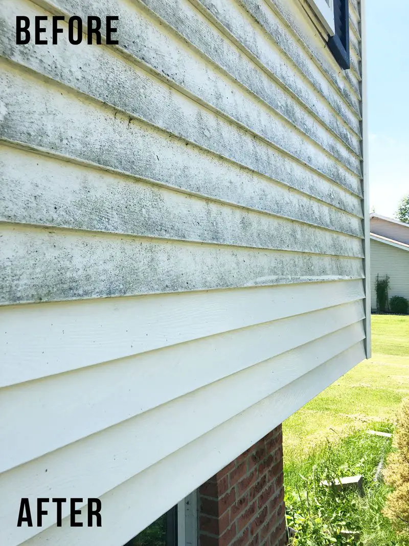 How To Clean Vinyl Siding {Home Exterior Cleaning}