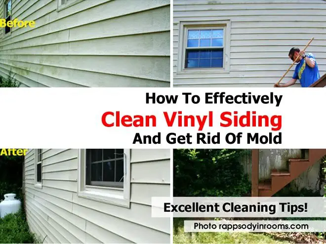 How To Effectively Clean Vinyl Siding And Get Rid Of Mold