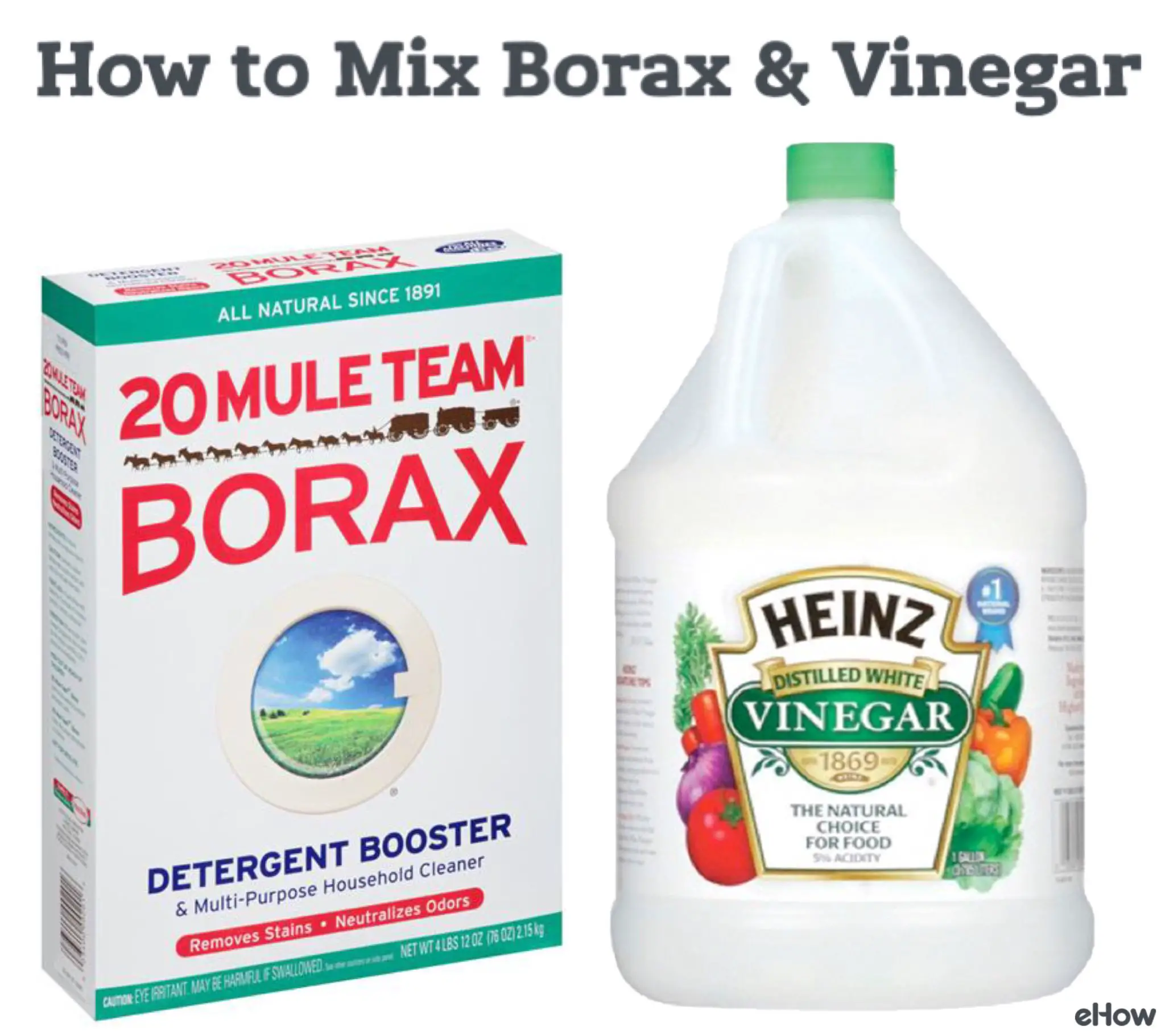 How to Mix Borax &  Vinegar