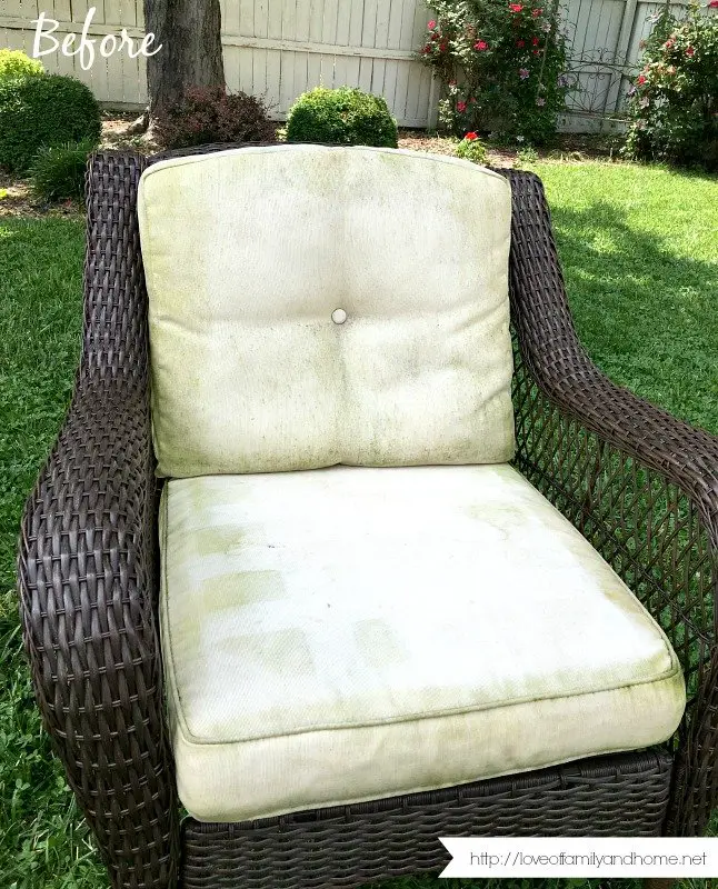 How To Remove Mildew Stains from Outdoor Cushions