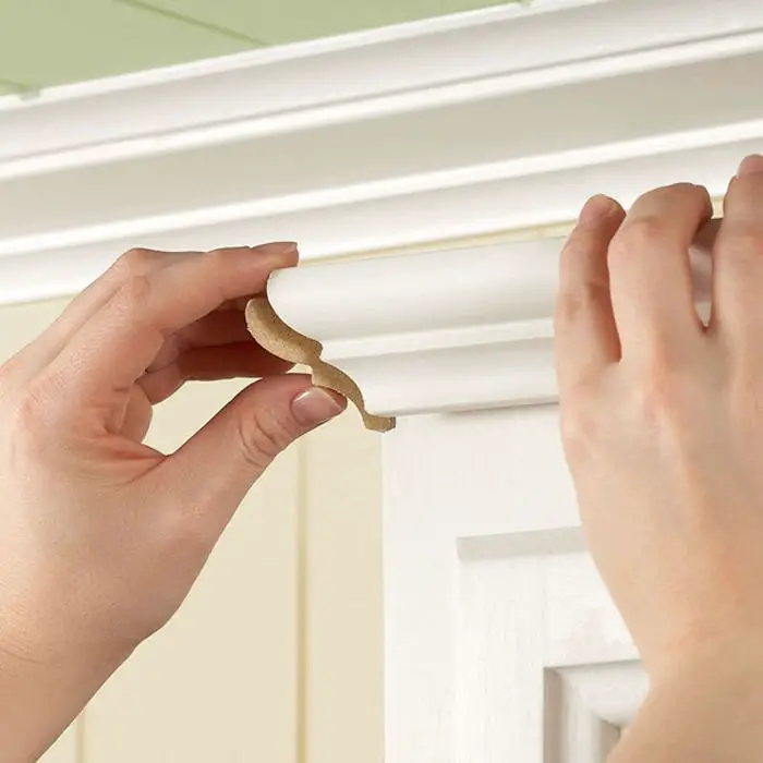 Install Kitchen Cabinet Crown Moulding