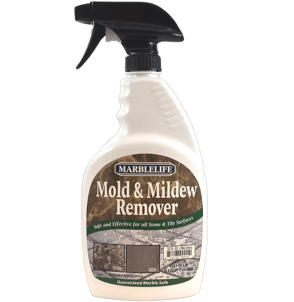 Mold and Mildew Stain Remover for Tile ShowersMarblelife Products