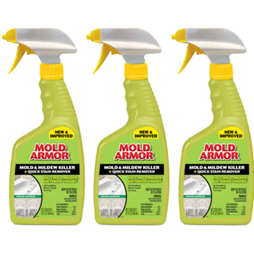 Mold Armor 32 oz. Mold and Mildew Killer with Quick Stain Remover (3 ...