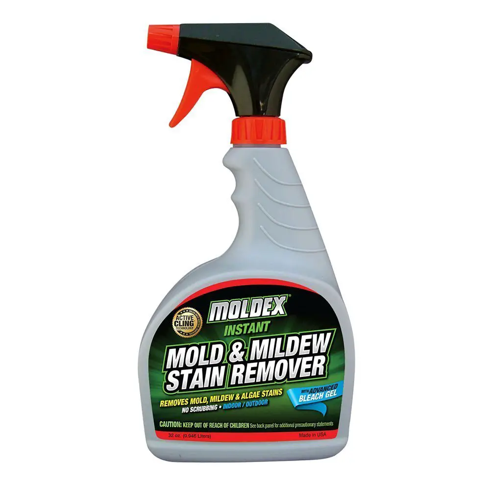 Moldex 7010 Mold &  Mildew Instant Stain Remover Trigger Sprayer, 32 oz ...