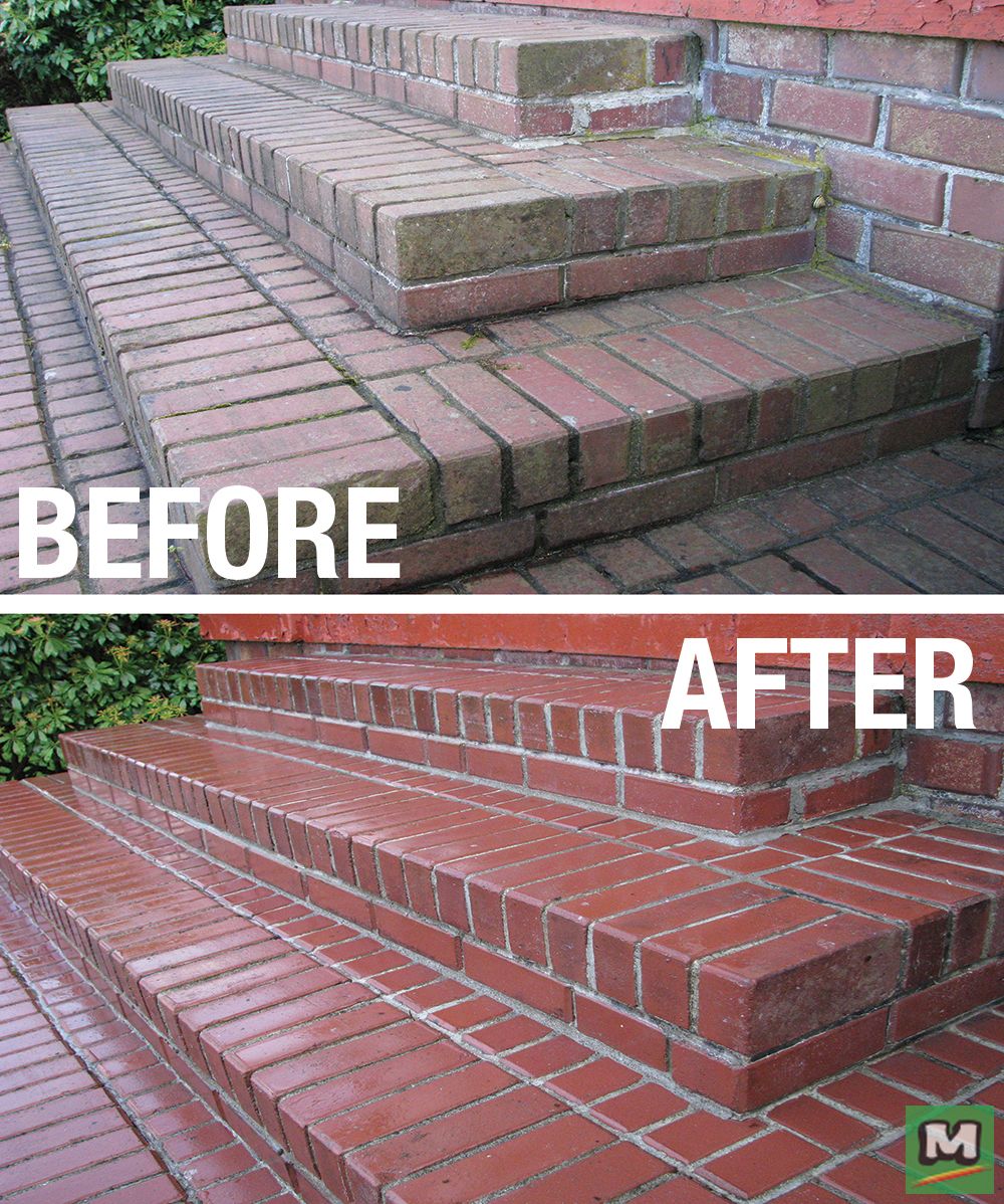Restore the look of brick and more with 30 SECONDS® Outdoor Cleaner ...