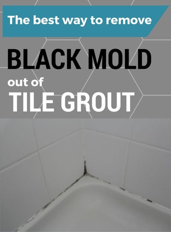 The black mold formed on near the bathtub tiles can be a ...