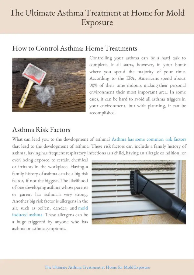 The Ultimate Asthma Treatment At Home For Mold Exposure