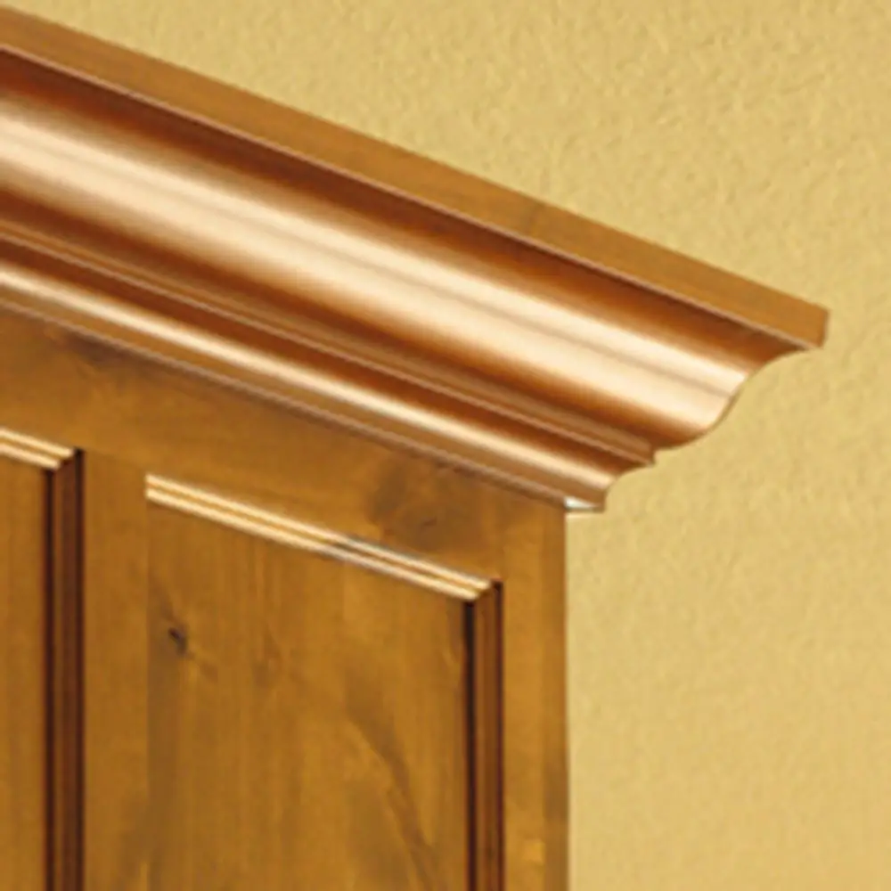 Traditional Oak Crown Molding, 11/16"  Thick x 4